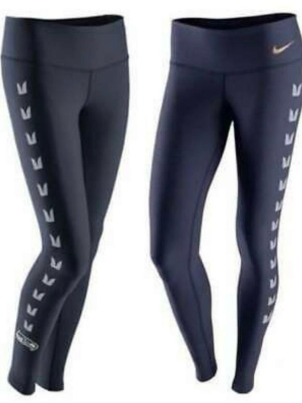 SEATTLE SEAHAWKS Nike Women’s Navy Logo Leggings Size Small